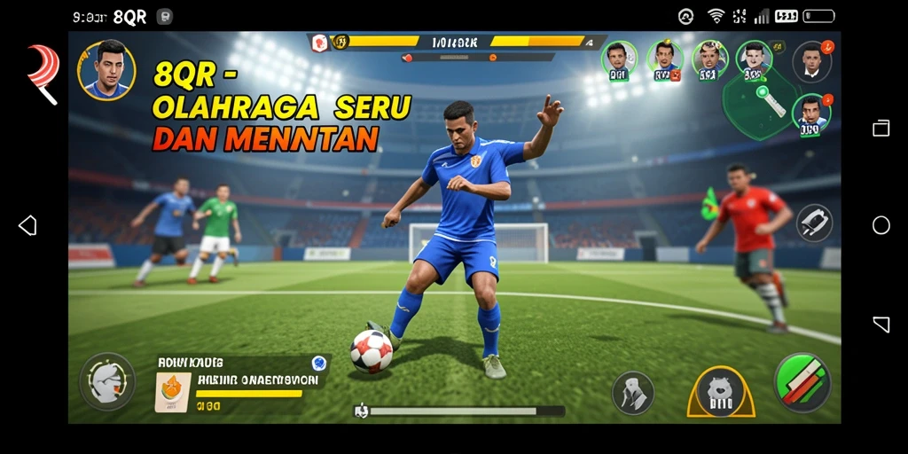 Tampilan gameplay menegangkan dari 8QR yang penuh aksi.