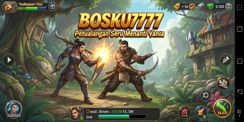 Tampilan grafis menakjubkan dalam gameplay BOSKU777.