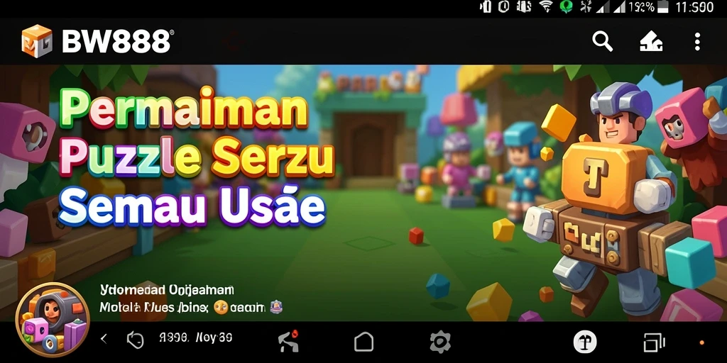 Screenshot BW888 menampilkan gameplay Puzzle yang menarik dan penuh tantangan.
