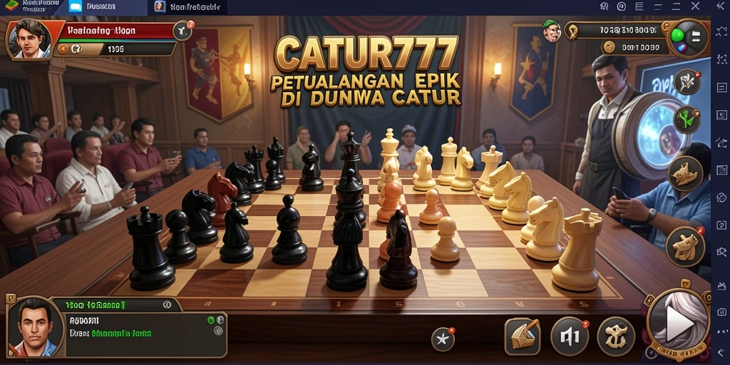 Gameplay seru dan menegangkan di dunia catur.