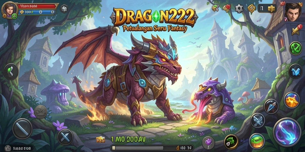Screenshot gameplay DRAGON222 menampilkan aksi petualangan seru dan menarik.