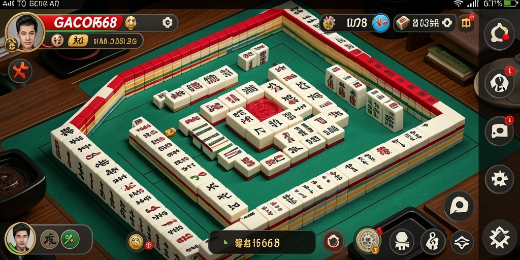 Tampilan gameplay seru dari GACOR668, permainan Mahjong yang menawan.