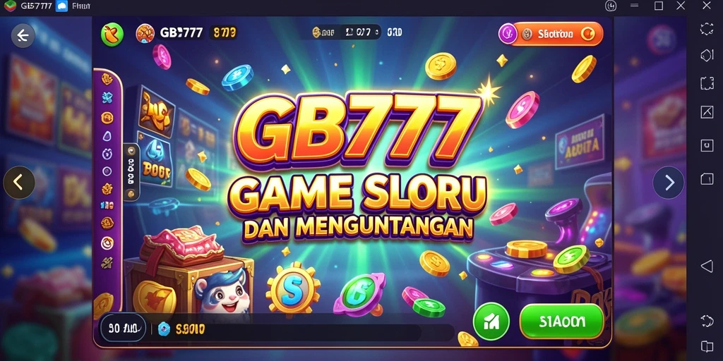 Tangkapan layar utama GB777 saat gameplay slot yang mendebarkan.