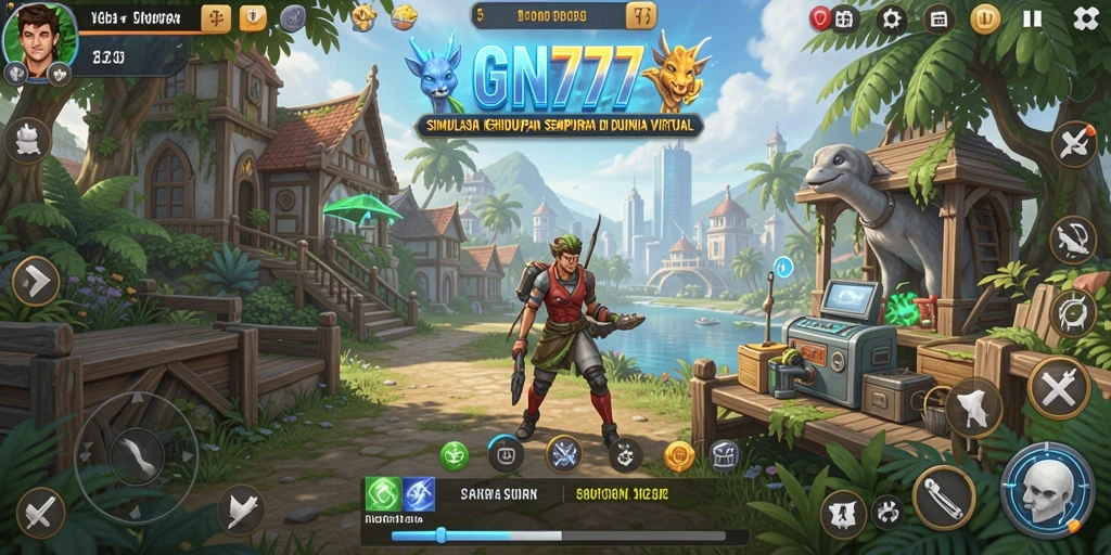 Tangkapan layar gameplay GN777 yang menunjukkan aksi seru dalam simulasi kehidupan.