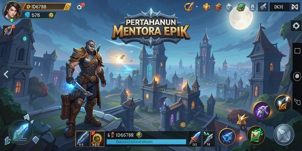 Screenshot dari gameplay seru Tower Defense di ID6788.
