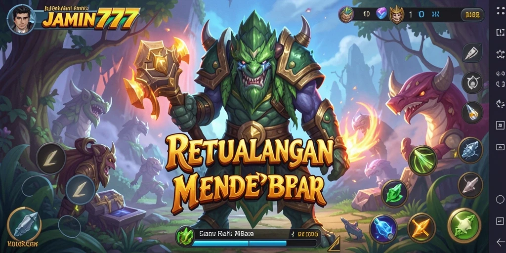 Tampilan gameplay menarik dari JAMIN777 yang penuh tantangan dan petualangan.