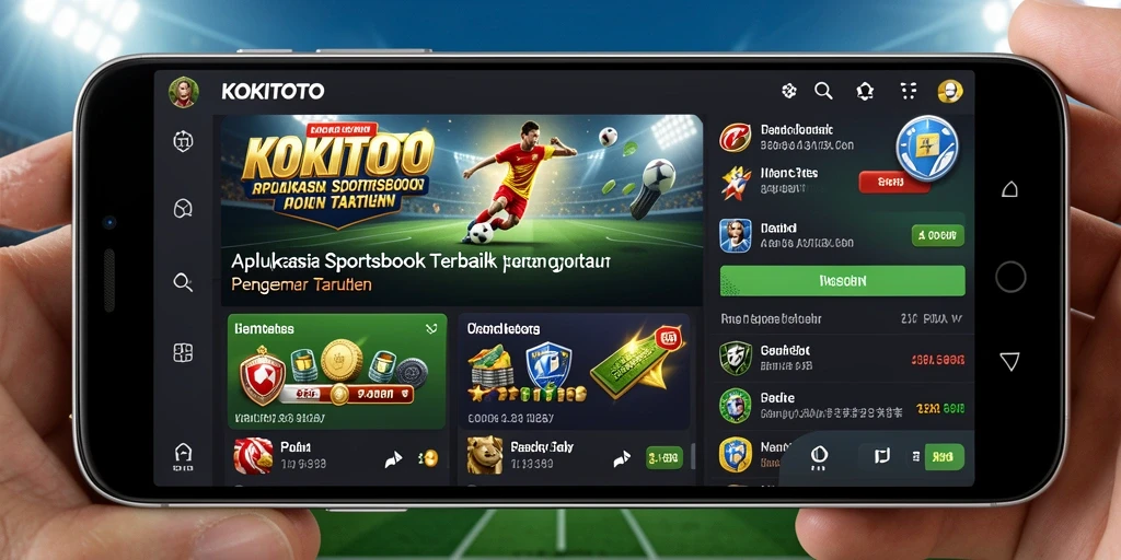 Tampilan menarik dari gameplay Sportsbook KOKITOTO.