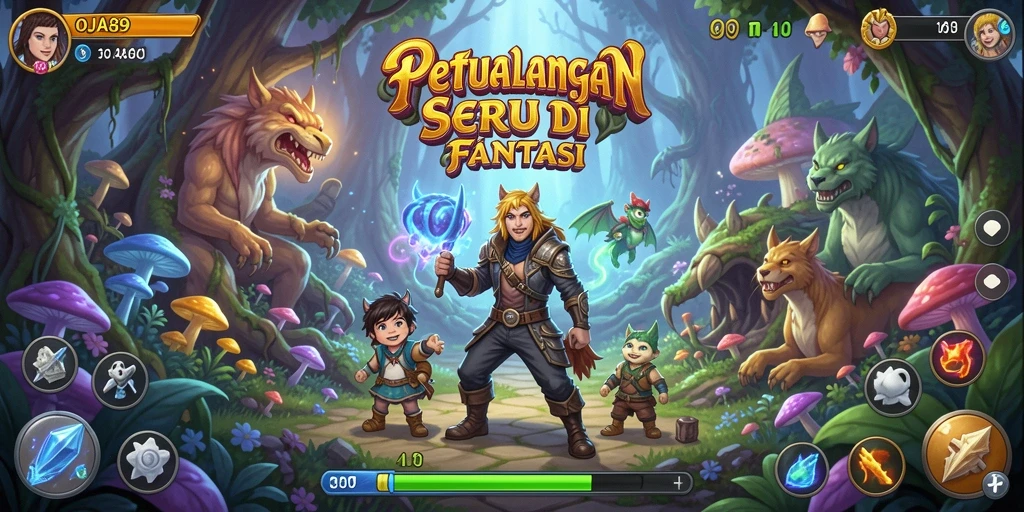 Tampilan menarik dari gameplay OJA89 yang memukau.