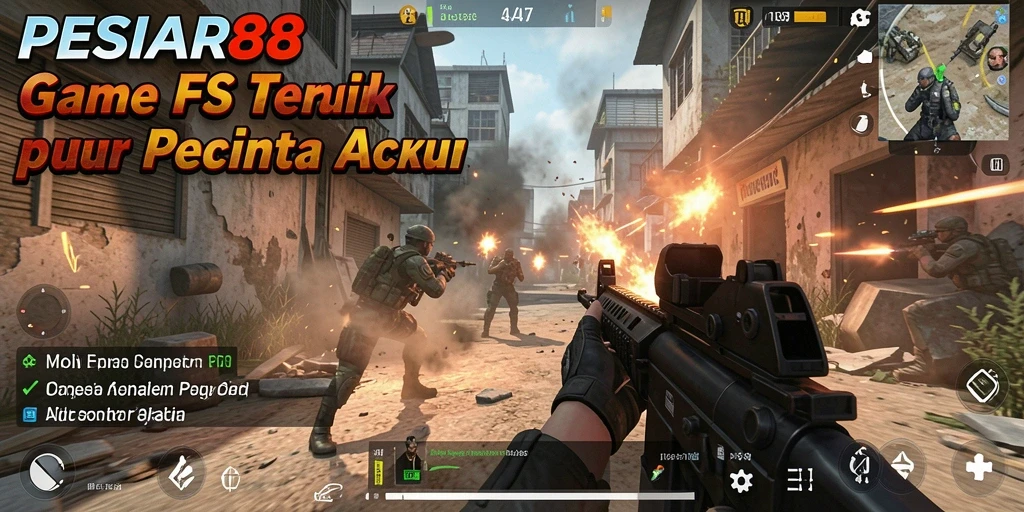 Tampilkan aksi tembak-menembak mendebarkan dari PESIAR88.