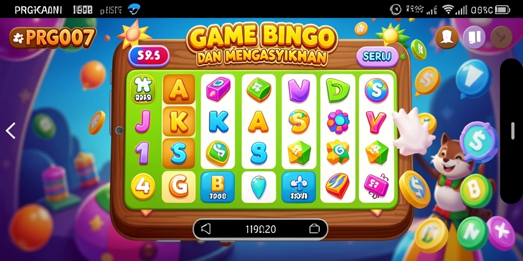 Tampilan gameplay PRG007 dengan suasana bermain Bingo yang seru.