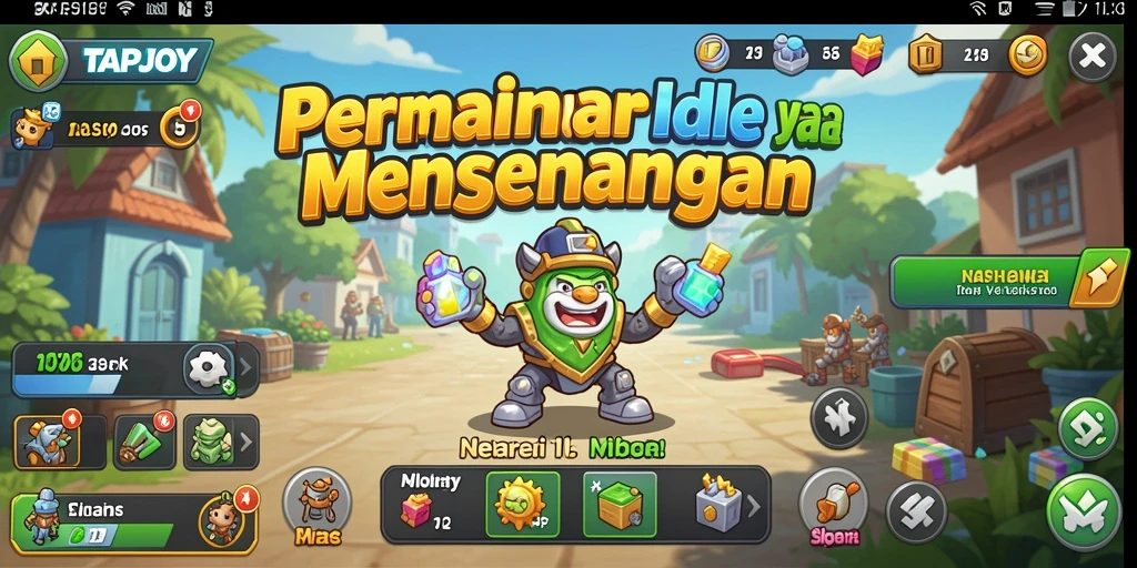 Tampilan gameplay TAPJOY yang seru dan menarik di kategori Idle.