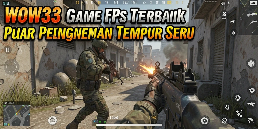 Gameplay menegangkan dalam WOW33 dengan aksi tembak-menembak yang intens.