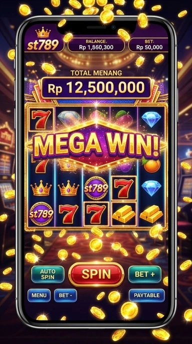 Tampilan menu utama aplikasi st789 yang mudah dipahami.